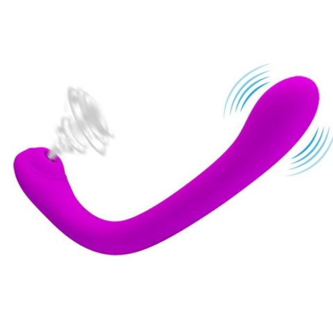 PRETTY LOVE - ALEX LILAC VIBRATOR AND CLITORAL SUCKER