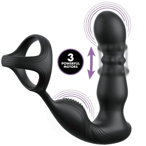 COLEÇÃO ANAL FANTASY ELITE - ANEL ANAL VIBRANTE E MASSAGEADOR COM CONTROLE REMOTO