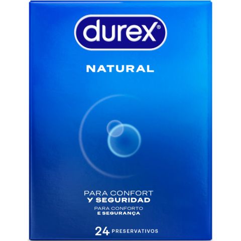 DUREX - NATURAL CONDOMS 24 UNITS