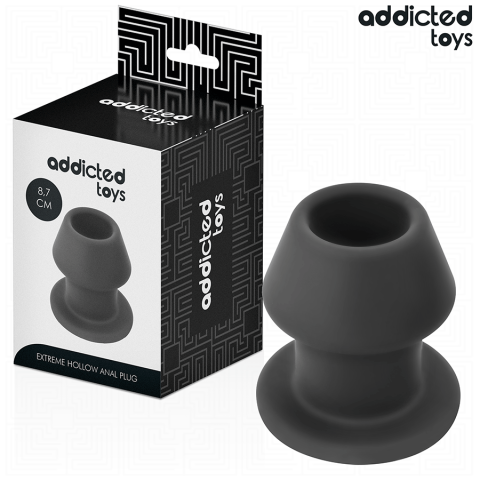 ADDICTED TOYS - EXTREME HOLLOW ANAL PLUG SILICONE SIZE M 8.7 CM
