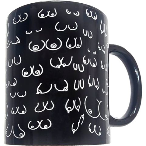 DIABLO PICANTE - BOOBS MUG BLACK 370 ML