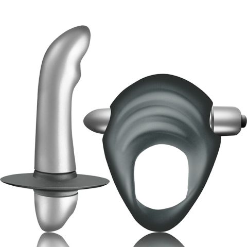CLIMAXIMUM - ENTICE KIT COCK RING + PROSTATE VIBRATOR BEGINNERS