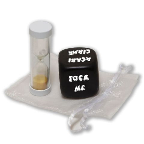 DIABLO PICANTE - JOGO DE DADOS DE AO COM AMPULHETA