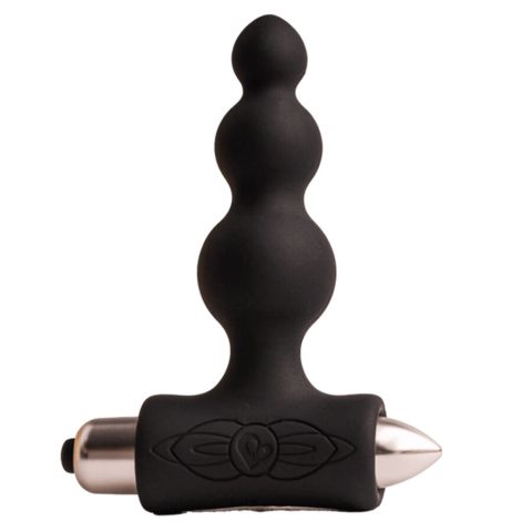 ROCKS- OFF - PETITE SENSATIONS BUBBLES ANAL PLUG VIBRATOR BLACK