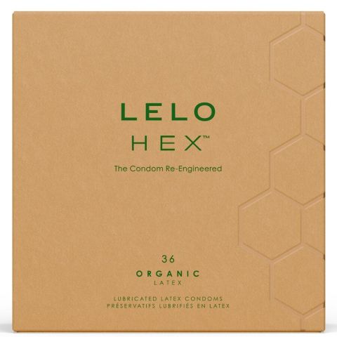 LELO - HEX ORGANIC CONDOM BOX 36 UNITS